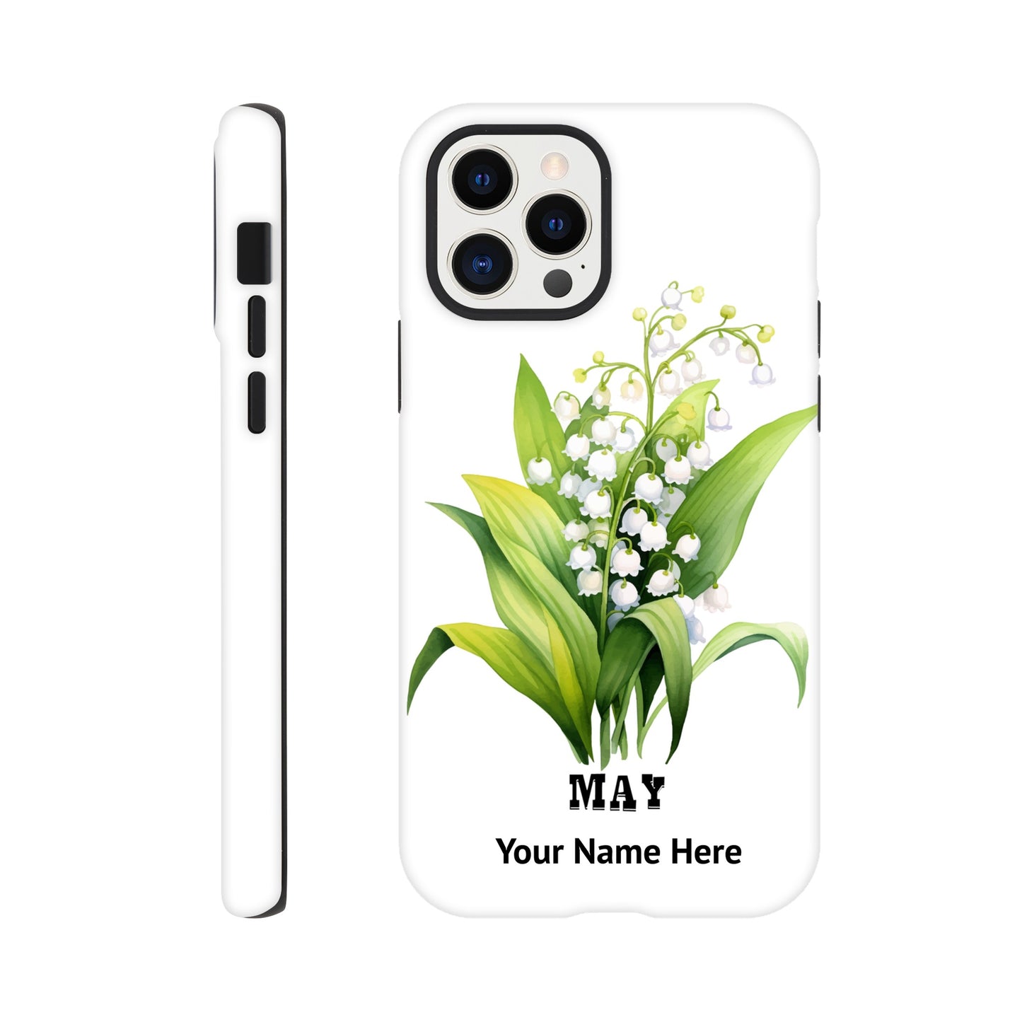 May, Birth Month Flower, Lilly Of Valley | Tough Phone Case iPhone