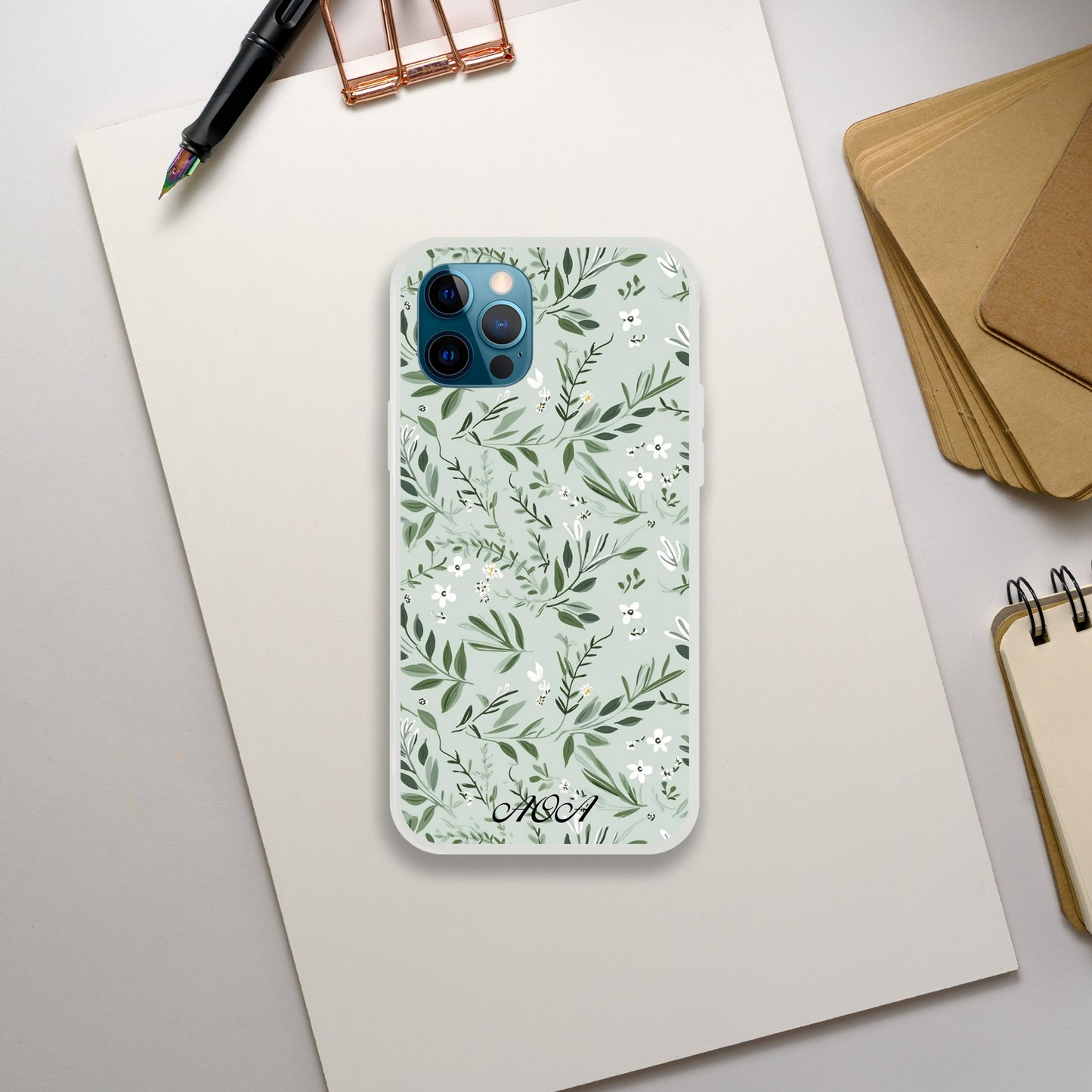 Mint and Ferns | Floral Phone Cover iPhone