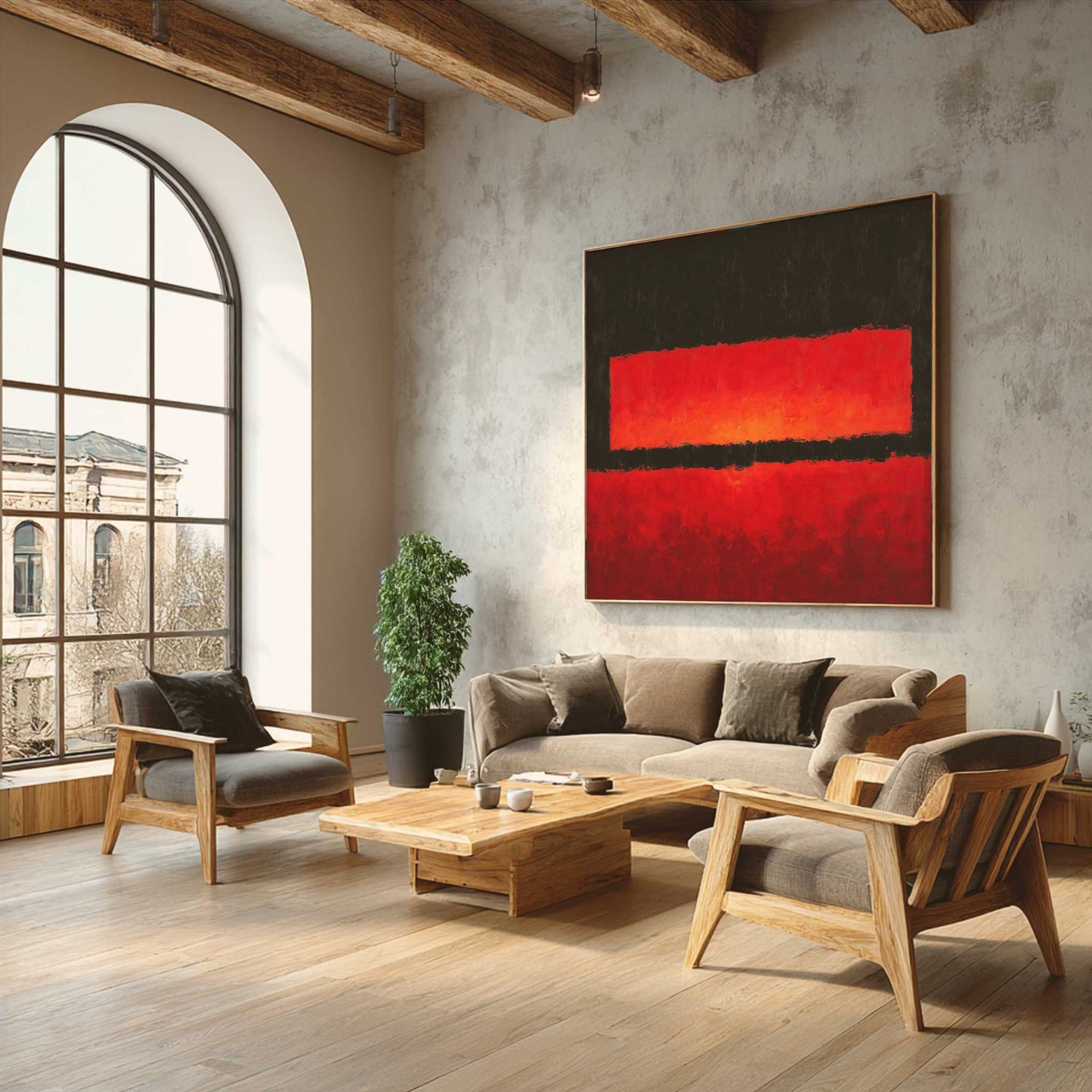 Mindful Meditation Spiritual Wall Art Print framed