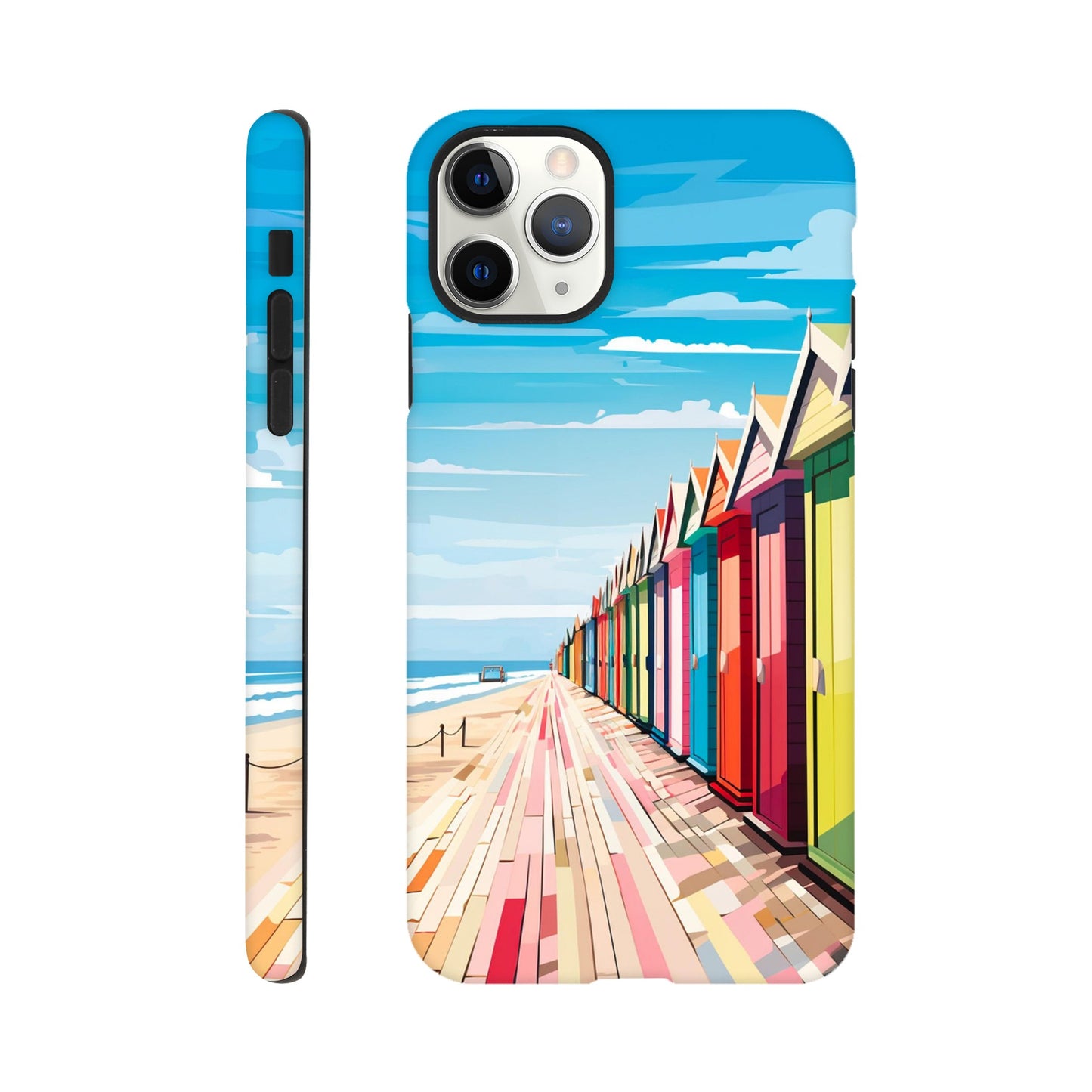 Beach Huts | Brighton  | Tough Phone Case - iPhone